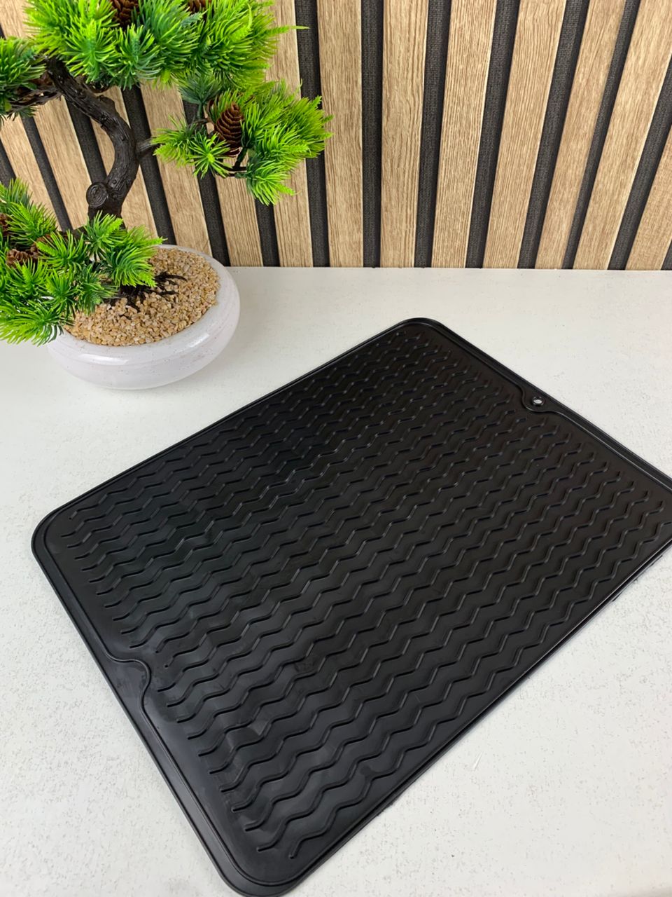 Tapis de Séchage en Silicone Souple et Flexible pour Cuisine – بساط تقطير الأواني - Cuisine - صورة حقيقية 9