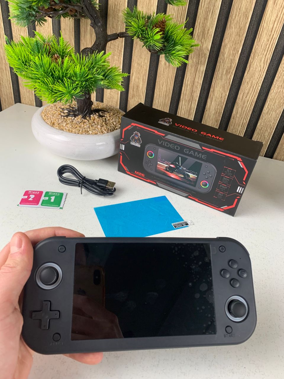 Console de jeu portable rétro M26 plus de 20 000 jeux 25 émulateurs 64GB – جهاز ألعاب محمول - Jouet & Gaming - صورة حقيقية 10