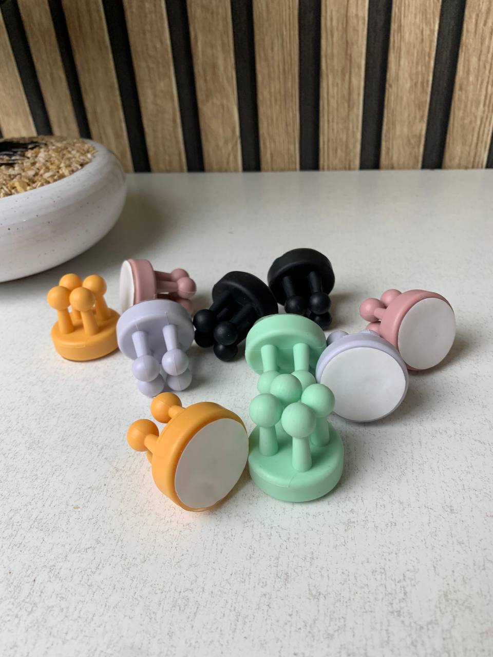 Ensemble de 10 attaches en silicone à fixer au mur multifonctionnels – طقم تثبيت أغراض على الحائط - Divers - صورة حقيقية 8