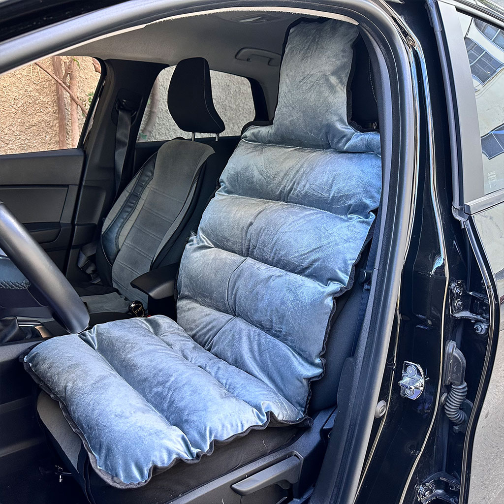 Housse de Protection Siège Auto en Velours Rembourrée Confortable et Moelleux – فرشة مقعد السيارة جد مريحة - Accessoires Auto/Moto - صورة 7
