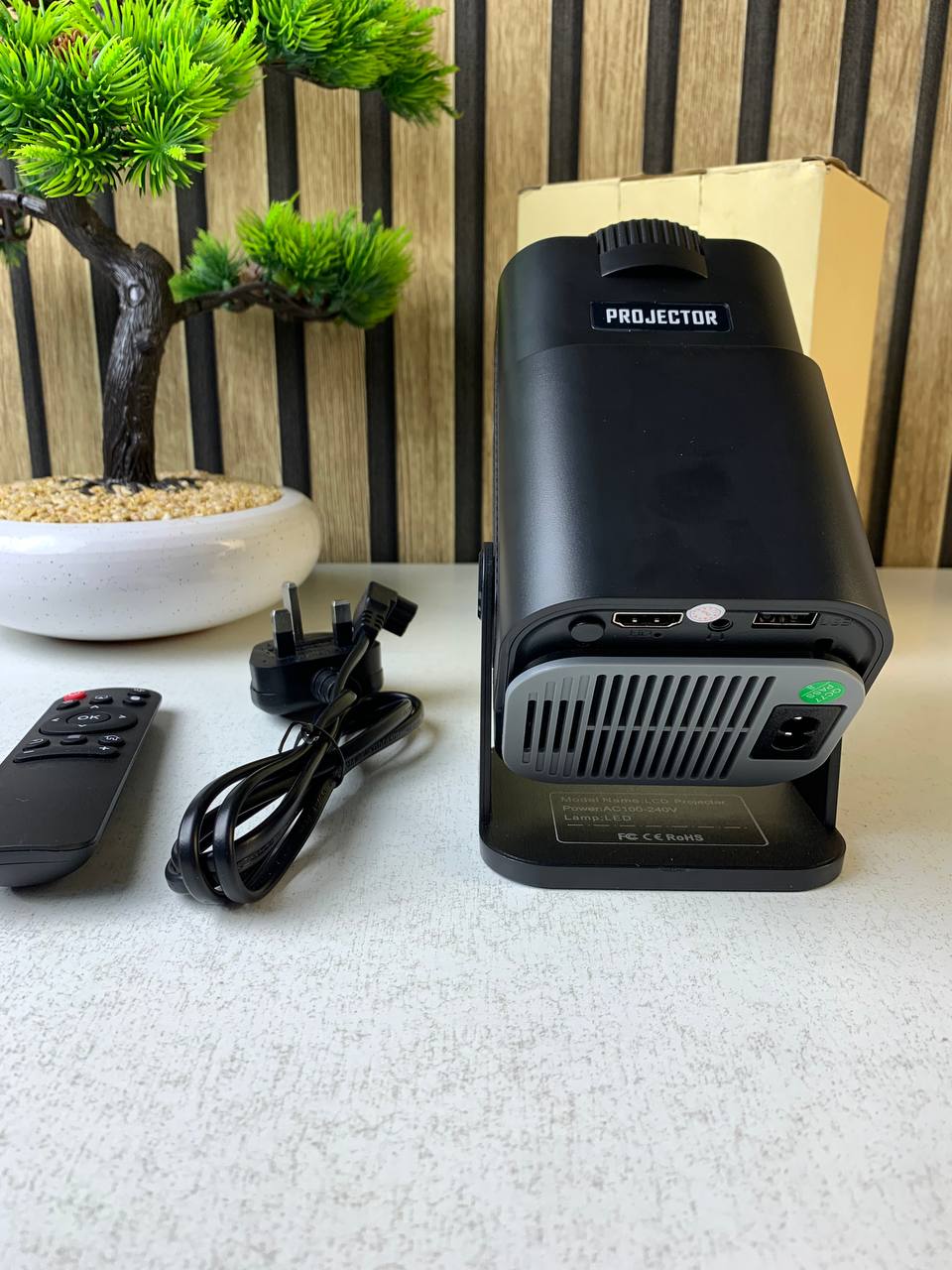 Projecteur portable Full HD HY300 Android 11 WiFi6 et Bluetooth 5.0 - جهاز عرض ذكي - Électronique - صورة حقيقية 11