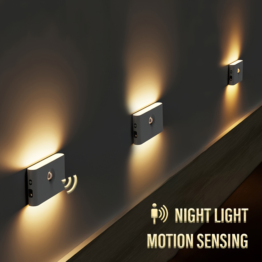 Smart Applique murale LED intelligente à détecteur de mouvement rechargeable 2Pcs - طقم مصباحين لإضاءة الممرات - Maison - صورة 10