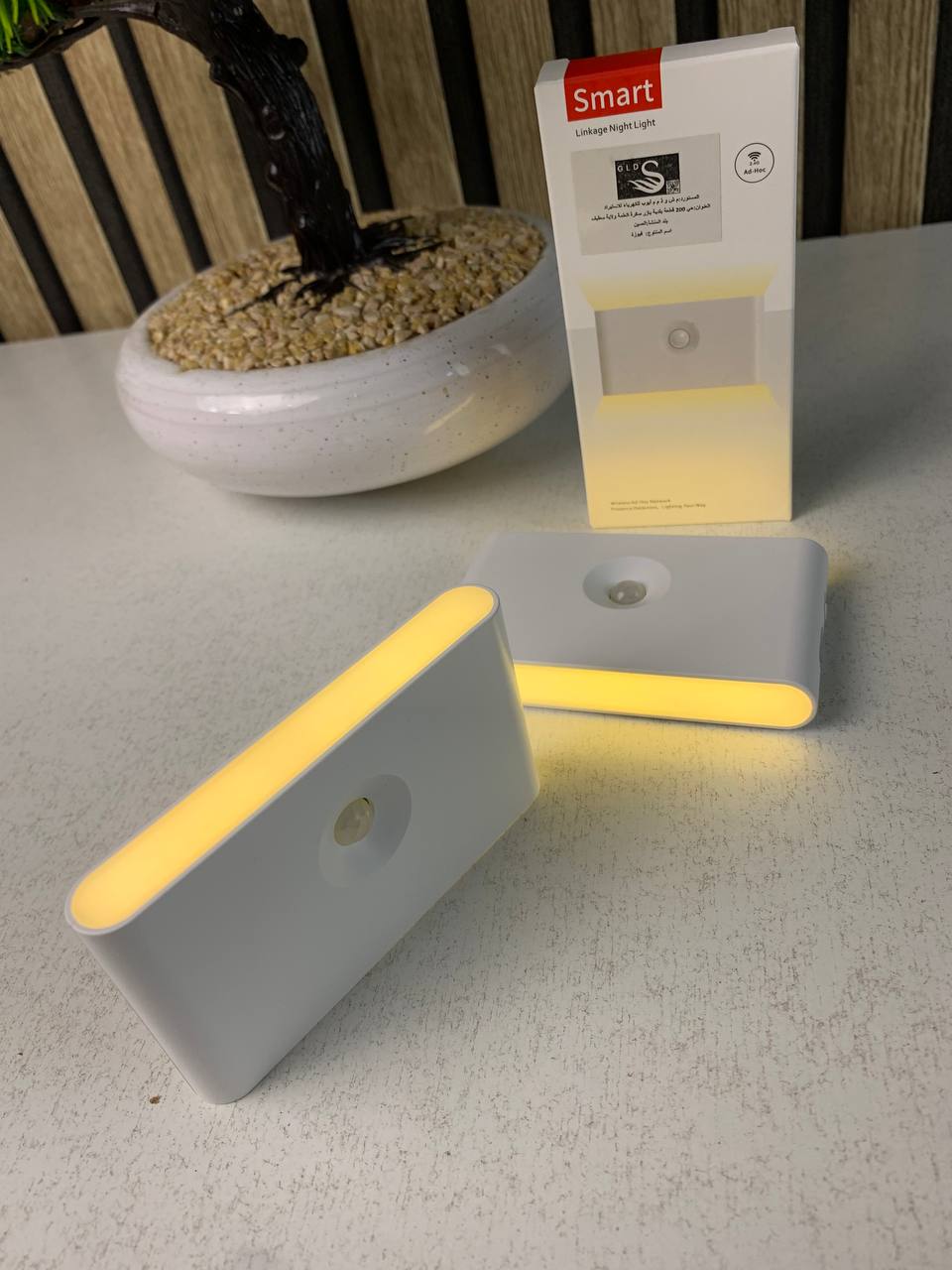 Smart Applique murale LED intelligente à détecteur de mouvement rechargeable 2Pcs - طقم مصباحين لإضاءة الممرات - Maison - صورة حقيقية 13