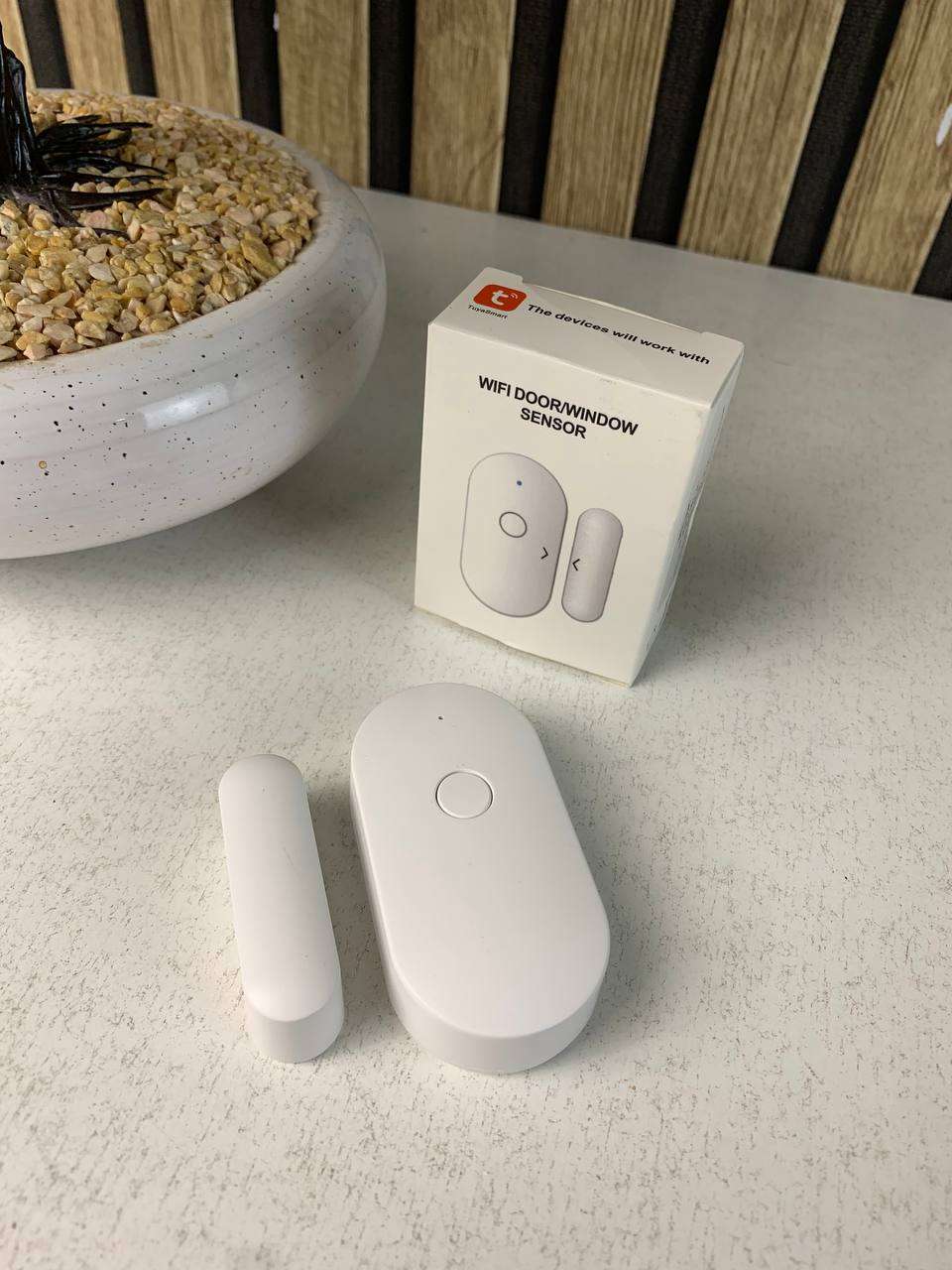 Détecteur de porte et fenêtre WiFi avec alarme capteur magnétique - مستشعر الأبواب والنوافذ الذكي - Électronique - صورة حقيقية 9
