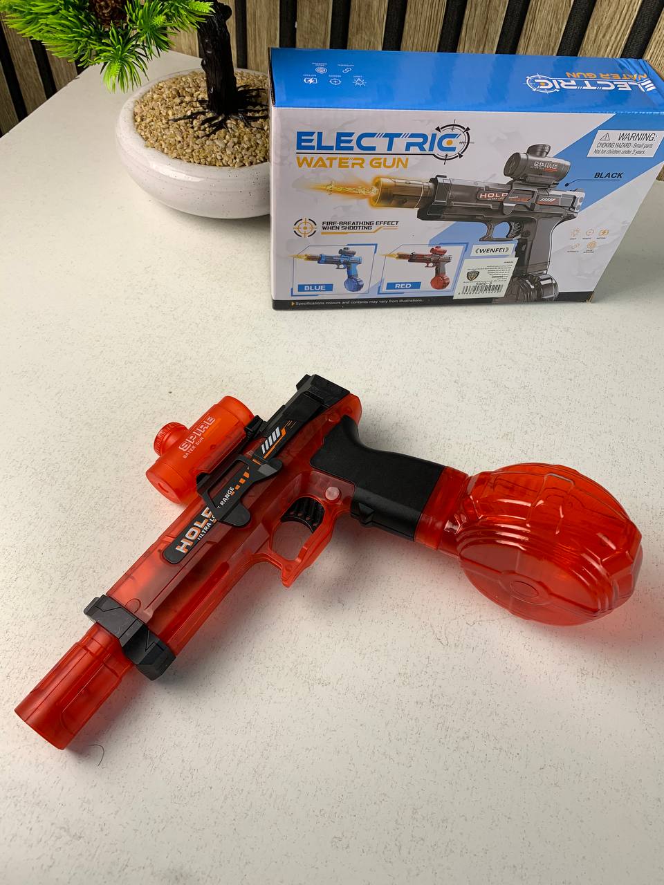 Pistolet à Eau Electrique 320 ML avec Effets Lumineux - مسدس مائي أوتوماتيكي - Jouet & Gaming - صورة حقيقية 10