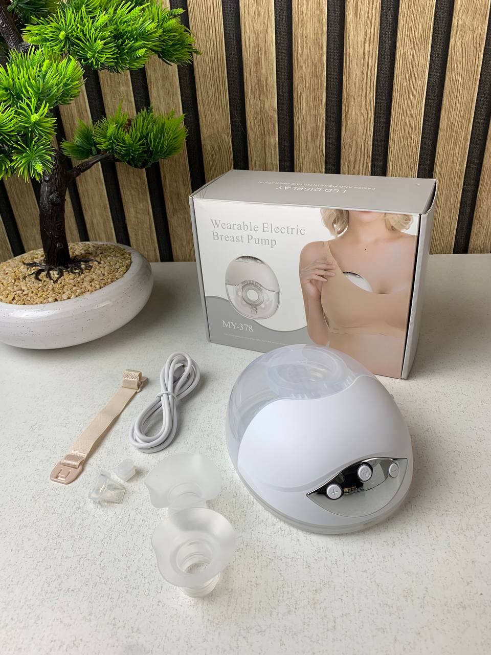 Tire Lait Electrique Mains Libres MY-378 4 Modes 12 Niveaux - جهاز إستخراج الحليب - Maternité - صورة حقيقية 7