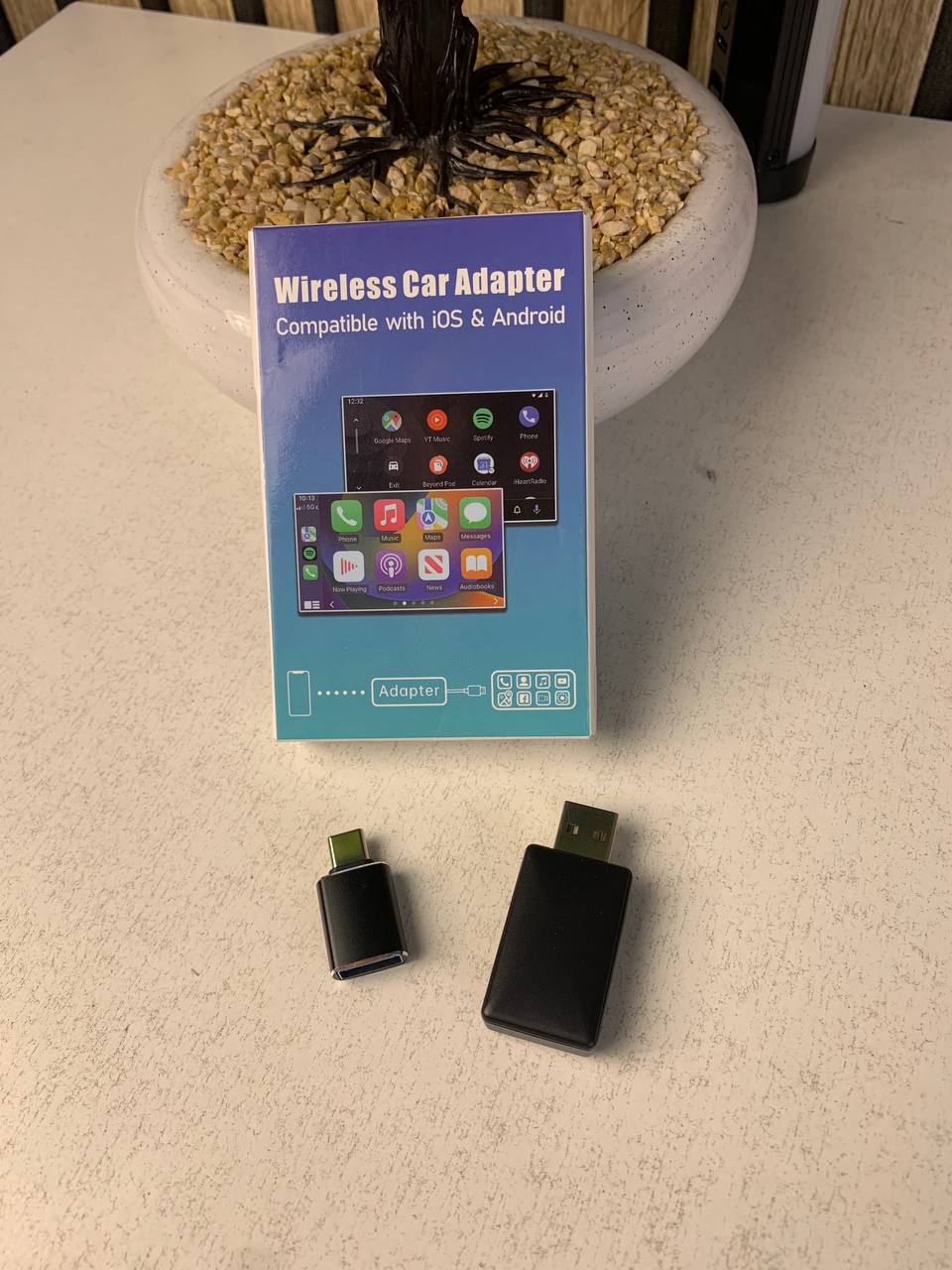 Adaptateur sans fil Android pour voiture Carplay et Android Auto - محول "كاربلاي" اللاسلكي 2 في 1 - Accessoires Auto/Moto - صورة 13