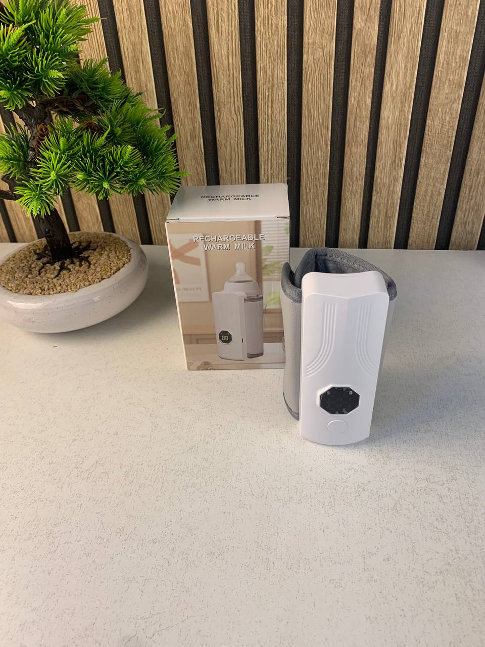 Chauffe-biberon portable rechargeable avec écran LCD et Température réglable - سخان قارورة الحليب - Maternité - صورة حقيقية 8