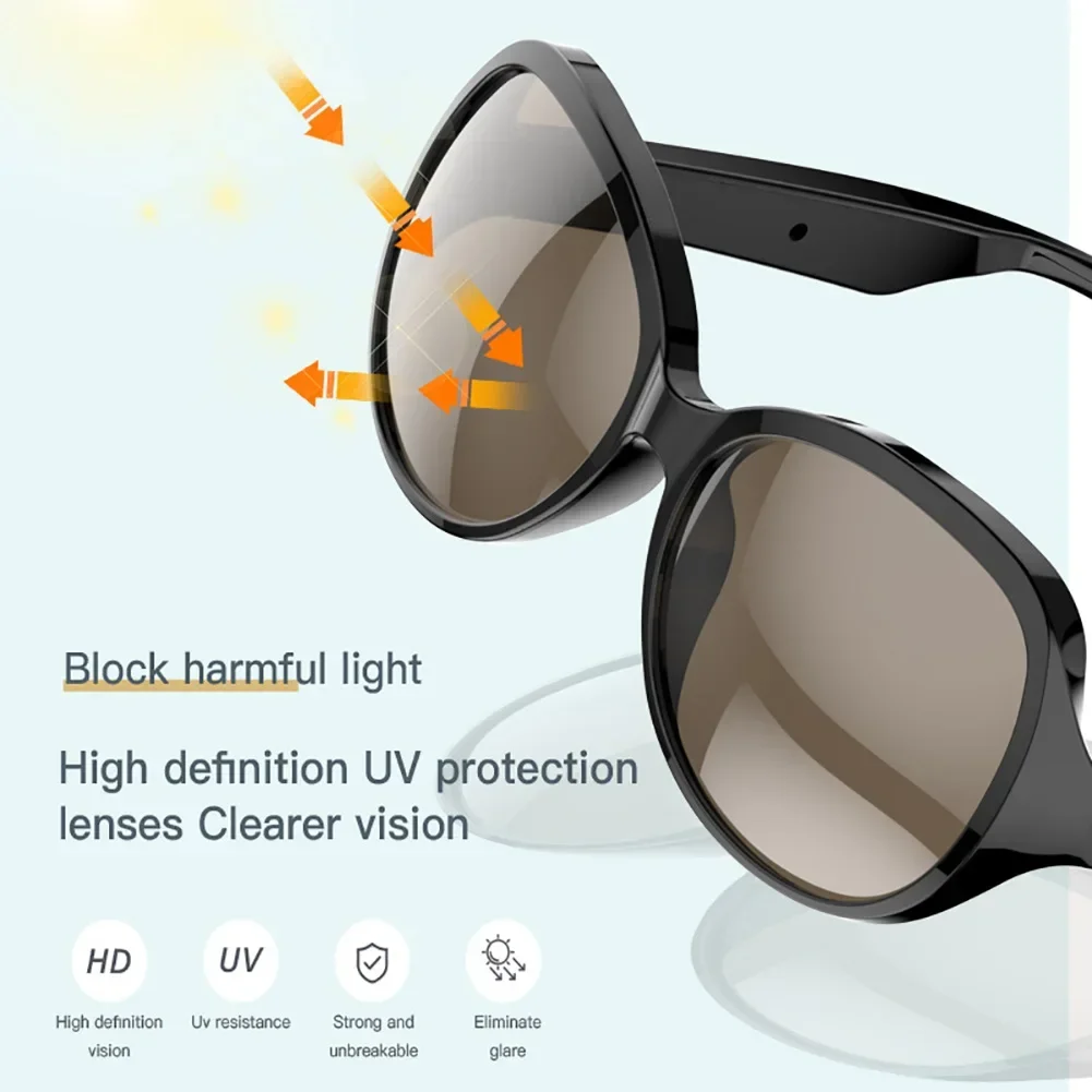 Lunettes de soleil intelligentes ecouteurs sans fil Bluetooth, appels mains libres - نظارات شمسية ذكيةو سماعات رأس لاسلكية بتقنية البلوتوث - Accessoires - صورة 13