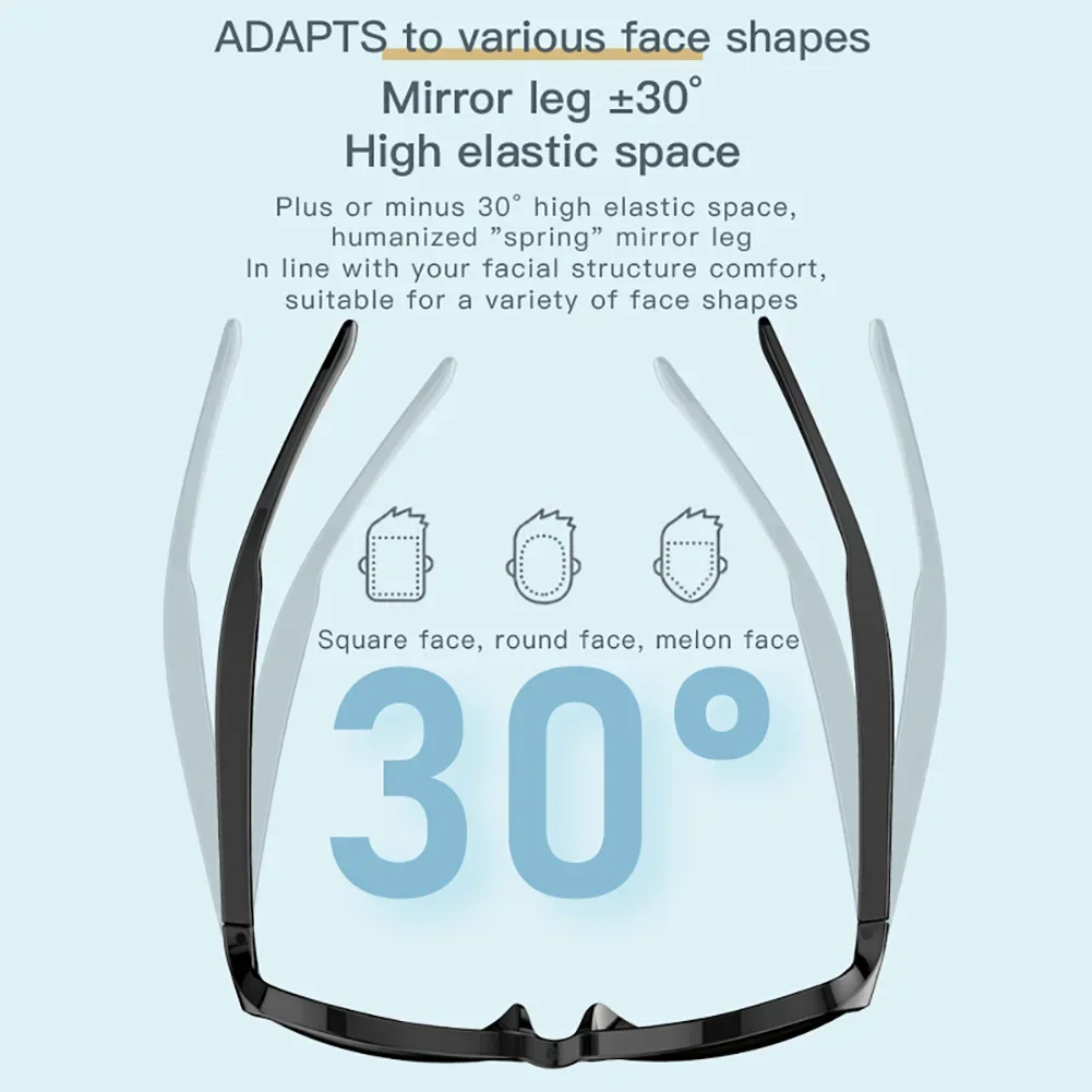 Lunettes de soleil intelligentes ecouteurs sans fil Bluetooth, appels mains libres - نظارات شمسية ذكيةو سماعات رأس لاسلكية بتقنية البلوتوث - Accessoires - صورة 7