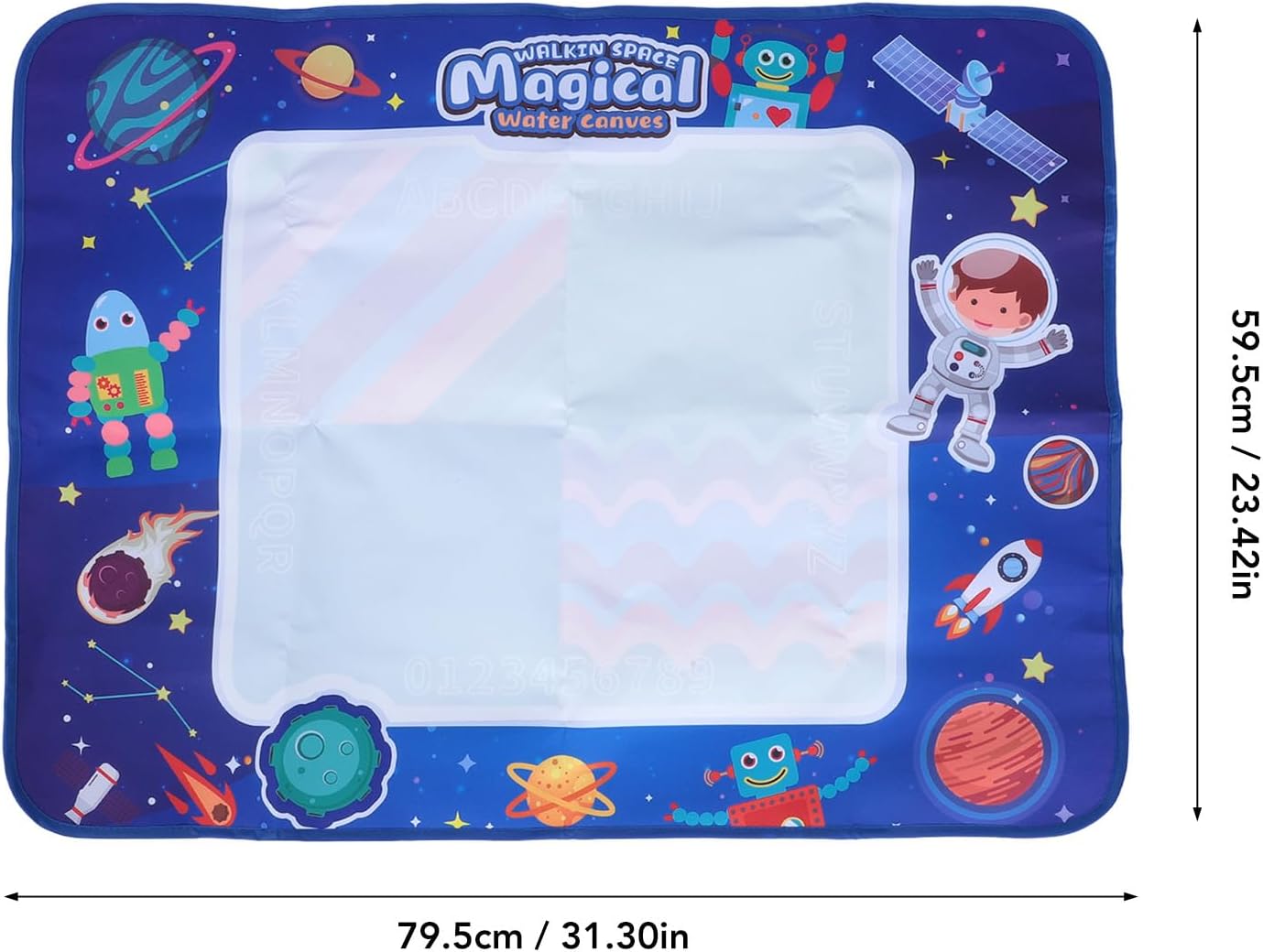 Tapis Water Canevas réutilisable et lavable pour enfants avec zone d'entraînement alphanumérique - بساط تلوين للأطفال - Jouet & Gaming - صورة 10