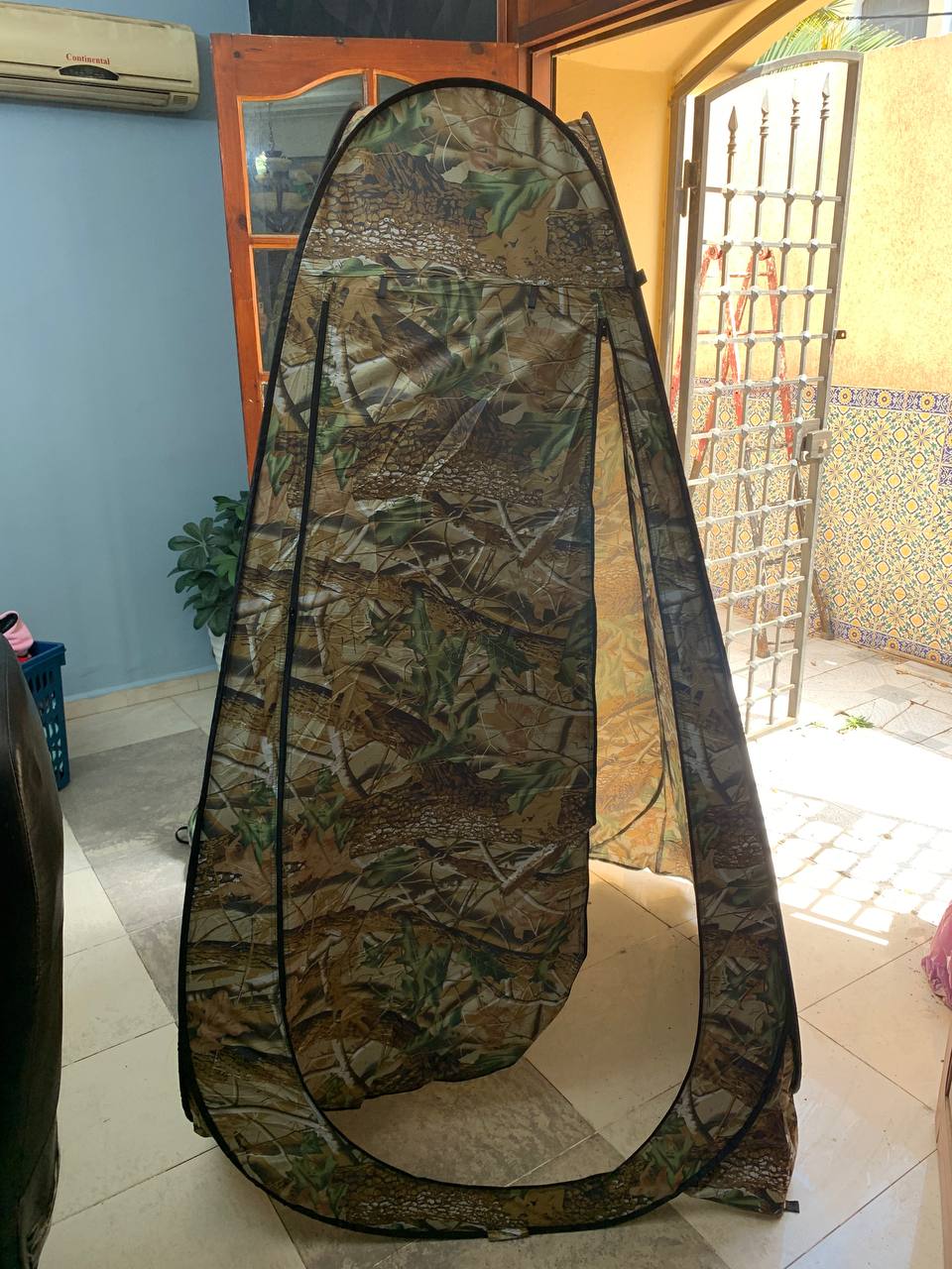 Tente de change pliable protection UPF 50+ et imperméable, 120 x 120 x 190 cm, camouflage - خيمة تغيير الملابس قابلة للطي - Camping et Randonnée - صورة حقيقية 17