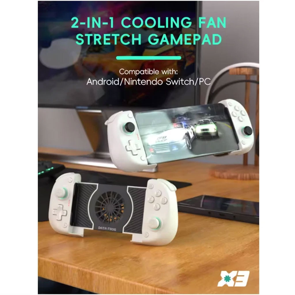 Manette pour smartphone DATA FROG X3 Bluetooth avec Ventilateur de Refroidissement - وحدة تحكم مع مبرد مدمج - Électronique - صورة 7