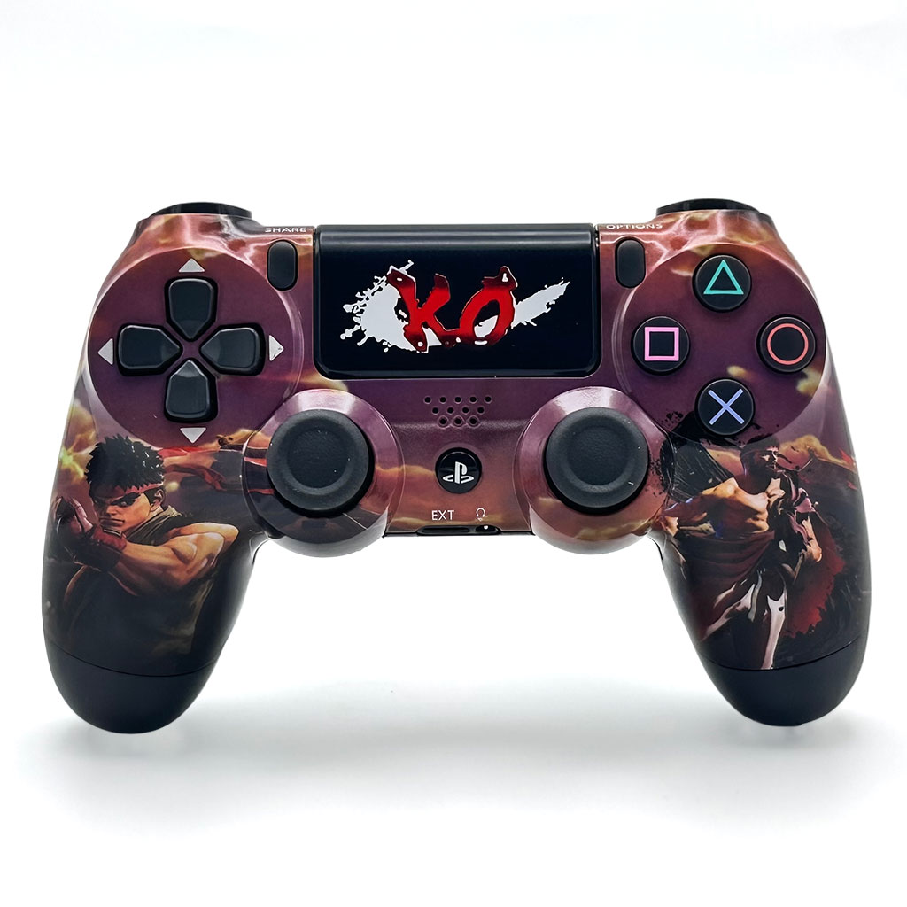 SONY DualShock Manette PS4 Sans Fil, Batterie Rechargeable (High Copy) – Edition Street Fighter V2 - Électronique - صورة 2