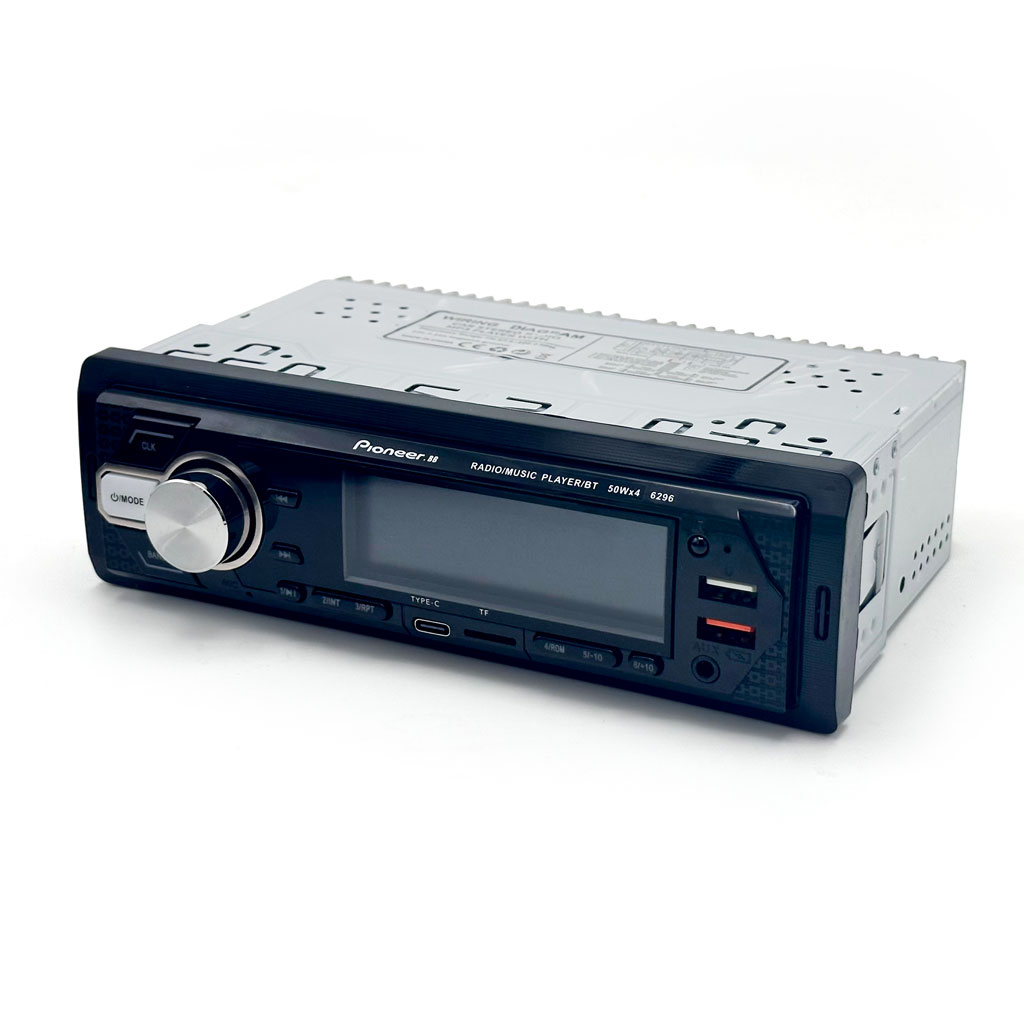 Pioneer-6296BT FM Receiver & MP3 Player pour Voitures - جهاز راديو سيارة بايونير الذكي مع بلوتوث وإضاءة - Accessoires Auto/Moto - صورة 3