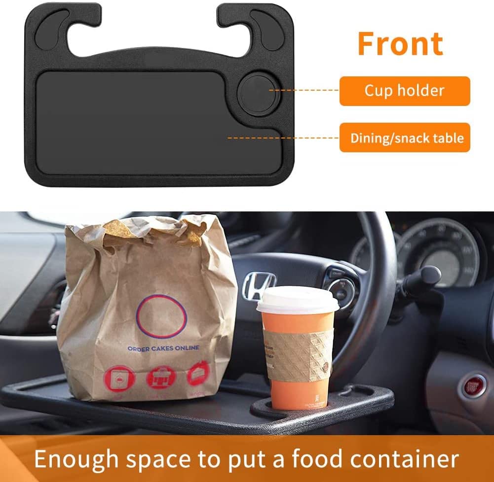 Plateau de Volant de Voiture Polyvalent Double Face - طاولة عجلة القيادة المحمولة للسيارة - Accessoires Auto/Moto - صورة 2