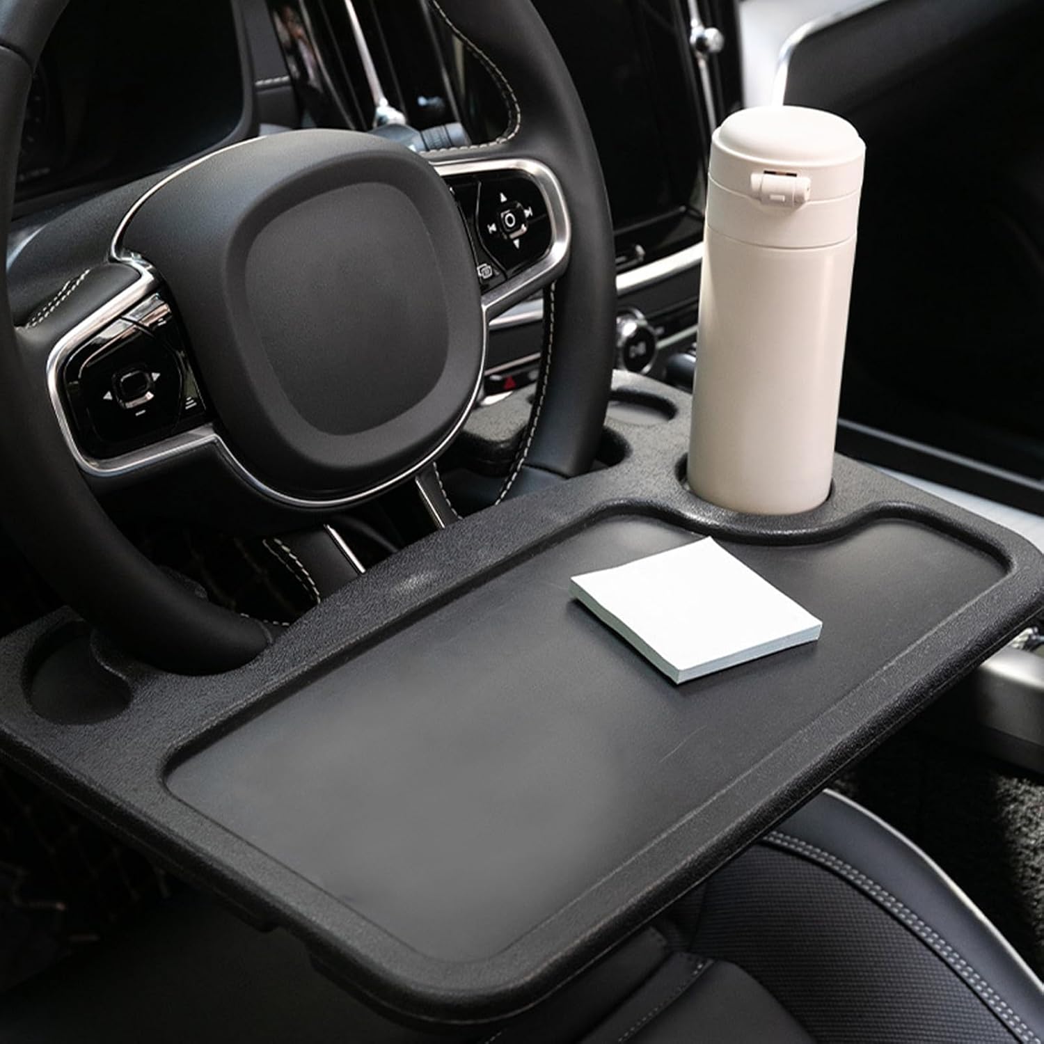 Plateau de Volant de Voiture Polyvalent Double Face - طاولة عجلة القيادة المحمولة للسيارة - Accessoires Auto/Moto - صورة 5