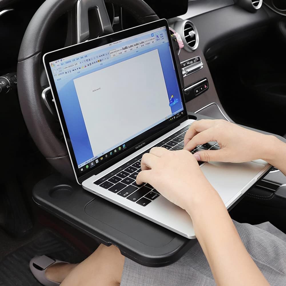 Plateau de Volant de Voiture Polyvalent Double Face - طاولة عجلة القيادة المحمولة للسيارة - Accessoires Auto/Moto - صورة 6