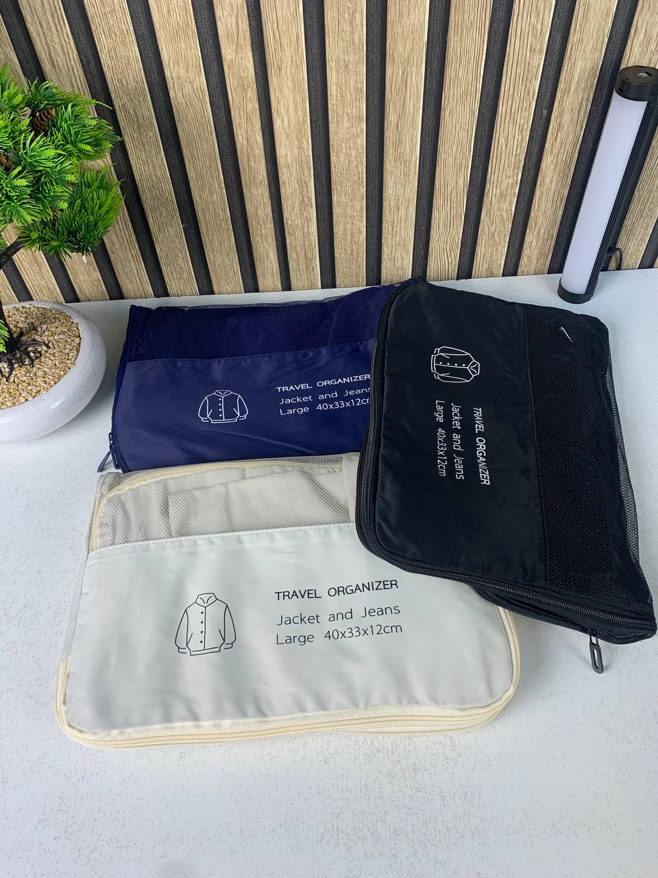 Kit de 6 Organisateurs de Voyage pour Valise - مجموعة منظمات حقائب السفر الاحترافية (6 قطع) - Camping et Randonnée - صورة حقيقية 5