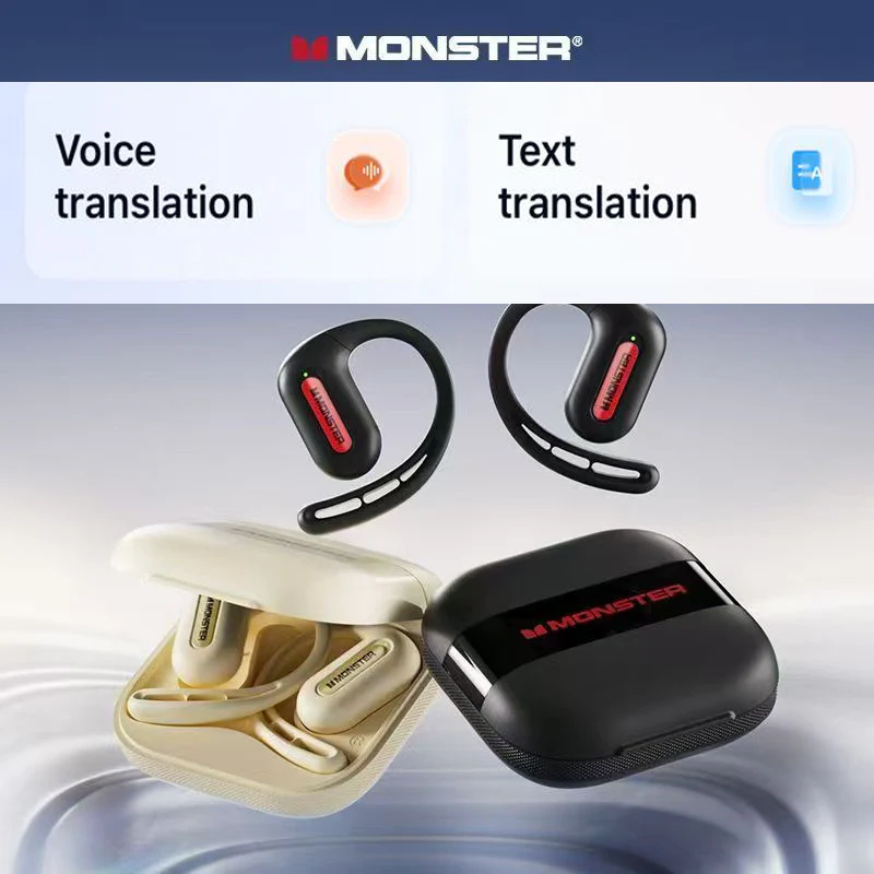 Écouteurs sans fil Monster Aura Fit GT29 Open-Back Ai Traduction - سماعات اللاسلكية بنظام الترجمة - Électronique - صورة 4