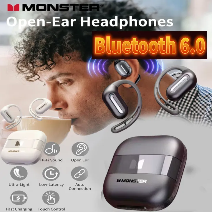 Écouteurs sans fil Monster Aura Fit GT29 Open-Back Ai Traduction - سماعات اللاسلكية بنظام الترجمة - Électronique - صورة 5