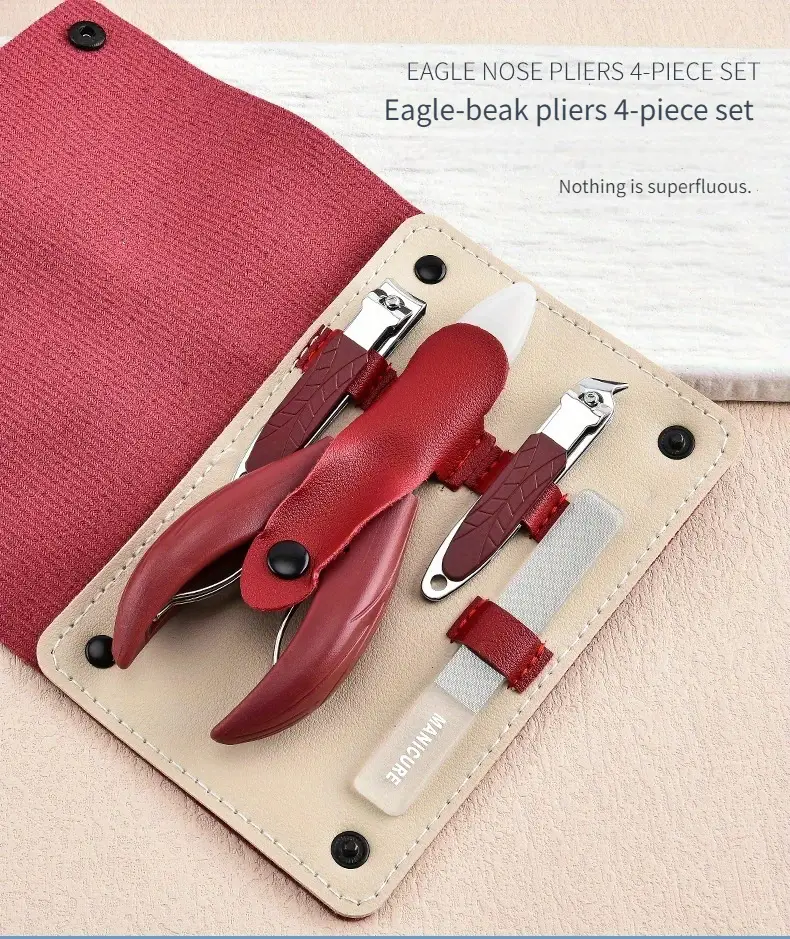 Kit de Manucure et Pédicure Professionnel (4 Pièces) - طقم العناية بالأظافر والمانيكير المكون من 4 قطع - Soins et Beauté - صورة 10