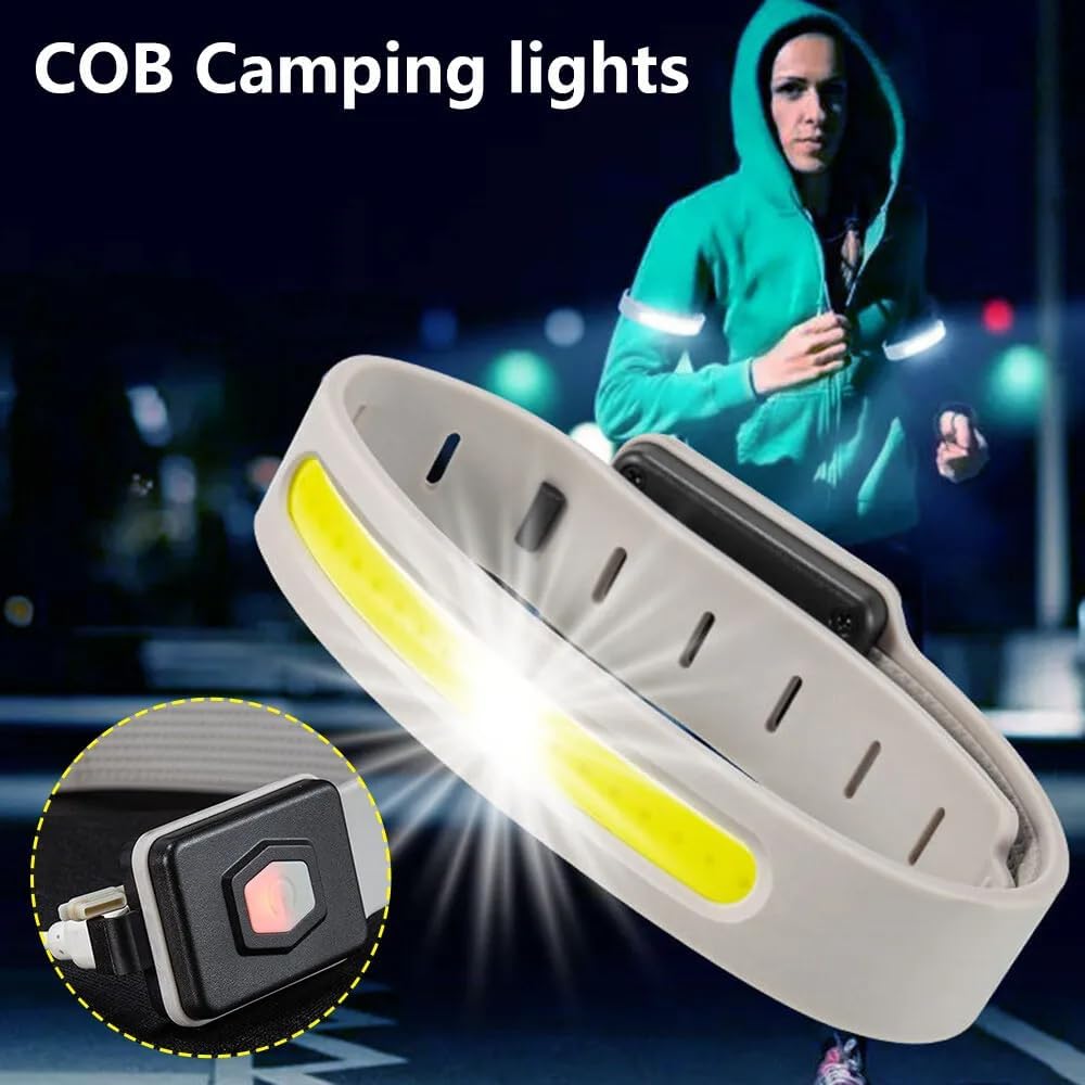 Brassard Lumineux LED Rechargeable pour Sport et Sécurité - سوار الإضاءة الرياضي الذكي للأمان - Camping et Randonnée - صورة 7