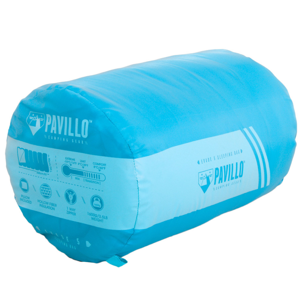 Pavillo Sac de Couchage Confortable avec Oreiller Gonflable 205x90cm Bestway 68101 - حقيبة نوم مريحة مع وسادة هوائية - Camping et Randonnée - صورة 6