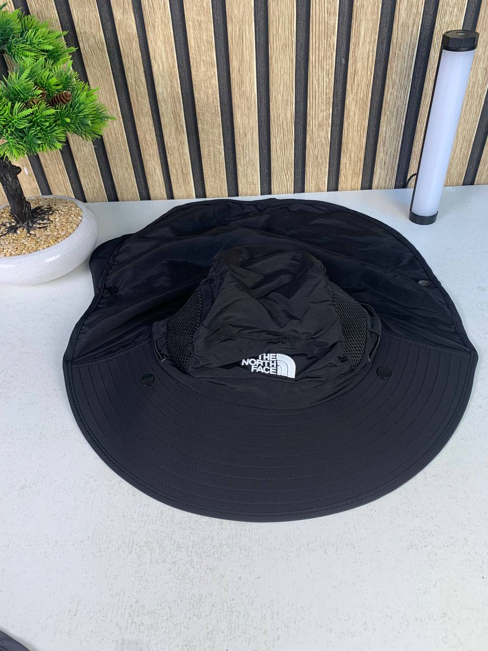 Chapeau de protection solaire printemps-été avec couvrant le visage - قبعة للحماية من الشمس بتصميم شال تغطي الوجه - Camping et Randonnée - صورة حقيقية 17