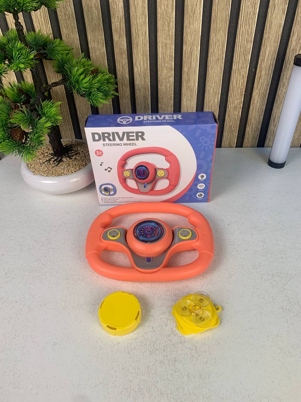 Jouet Volant Interactif pour Enfants KX3702 - لعبة مقود القيادة التفاعلية للأطفال (تعليمية وممتعة) - Jouet & Gaming - صورة حقيقية 8