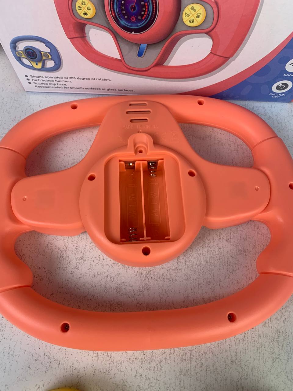 Jouet Volant Interactif pour Enfants KX3702 - لعبة مقود القيادة التفاعلية للأطفال (تعليمية وممتعة) - Jouet & Gaming - صورة حقيقية 10