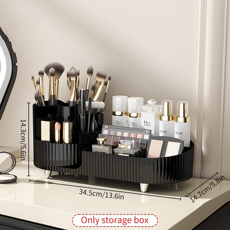 Organisateur de Maquillage Rotatif à 360° Deux Zones - منظم المكياج والأدوات الدوار 360 درجة - Maison - صورة 6