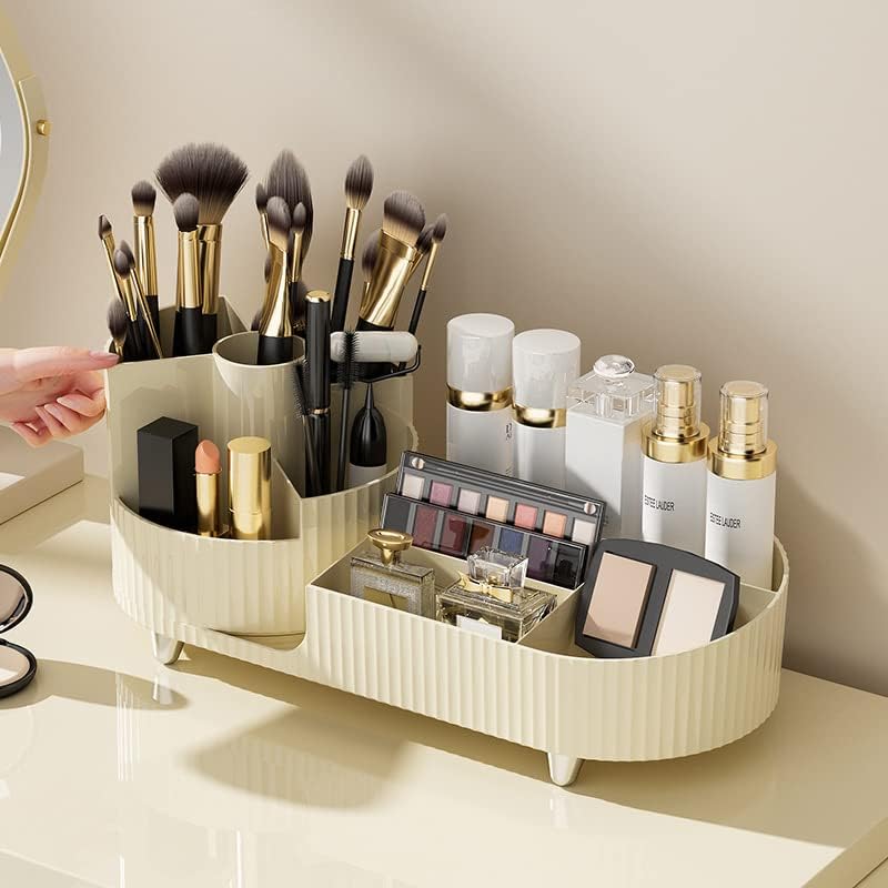 Organisateur de Maquillage Rotatif à 360° Deux Zones - منظم المكياج والأدوات الدوار 360 درجة - Maison - صورة 9