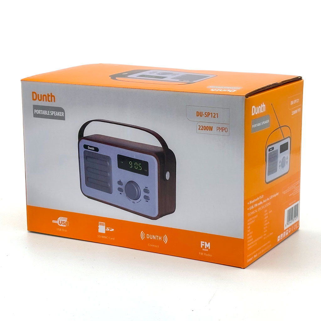 Haut-parleur et Radio Portable Dunth Premium Bluetooth V5.0 - مكبر الصوت والراديو الكلاسيكي المحمول - Électronique - صورة 2