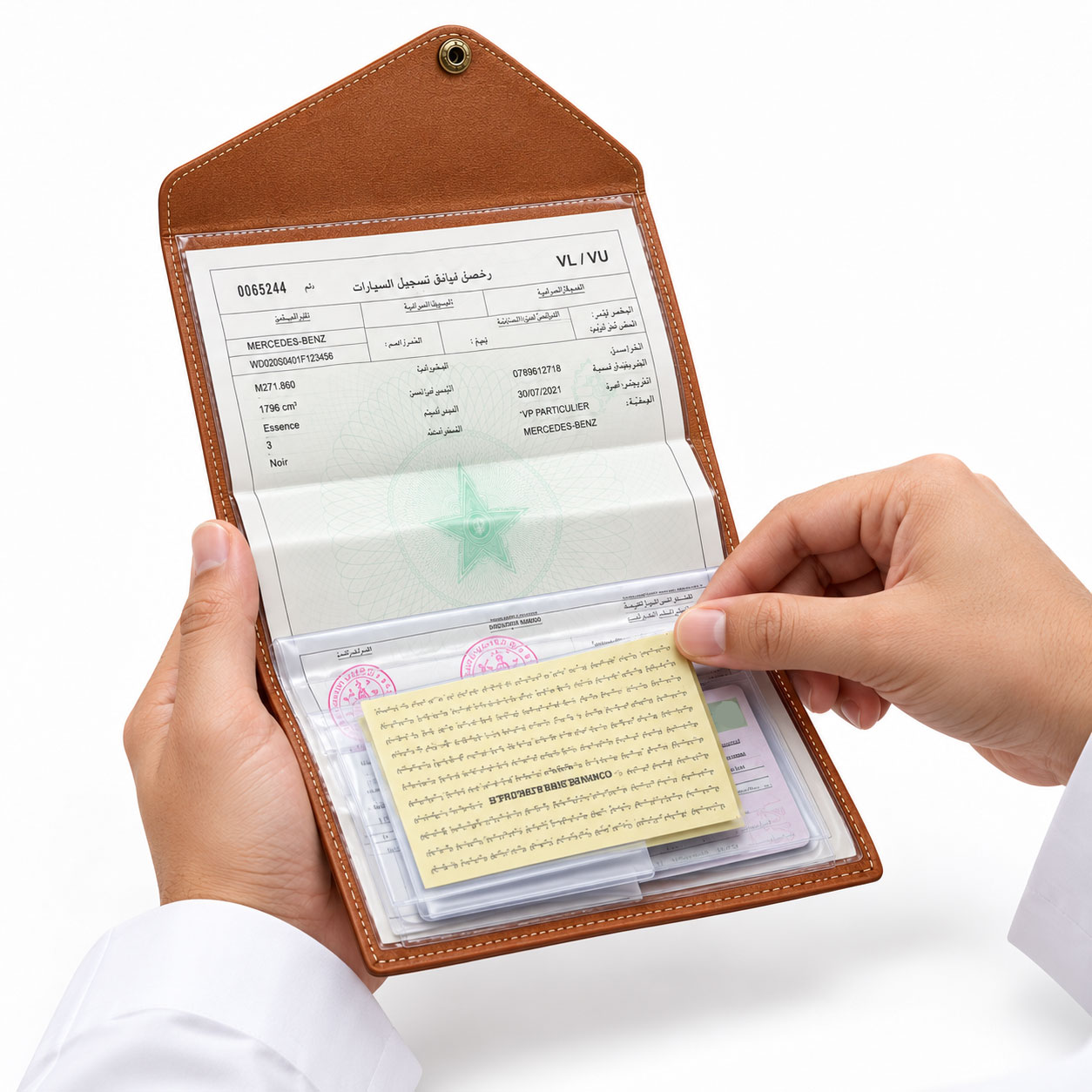 Porte-Documents et Permis de Conduire pour voitures V3 - محفظة وثائق السيارة