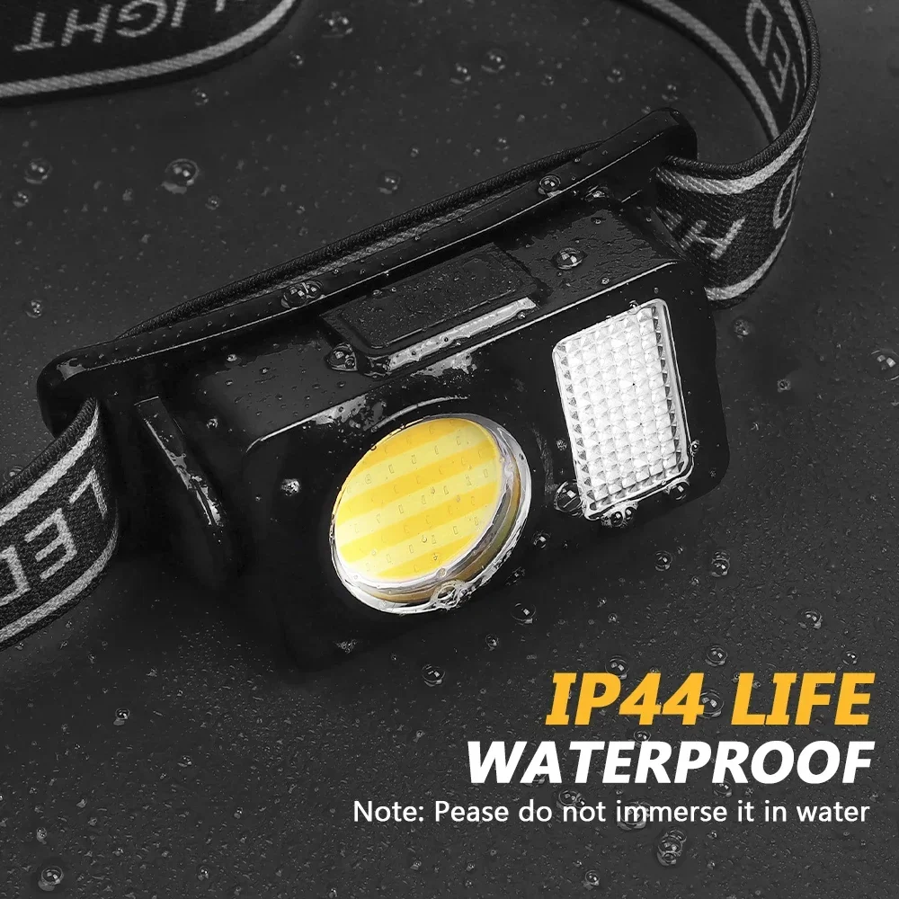 Lampe Frontale LED Rechargeable USB avec Inclinaison et Bandeau Réglables - مصباح رأس قابل للشحن بقوة 1000 لومن - Électronique - صورة 9