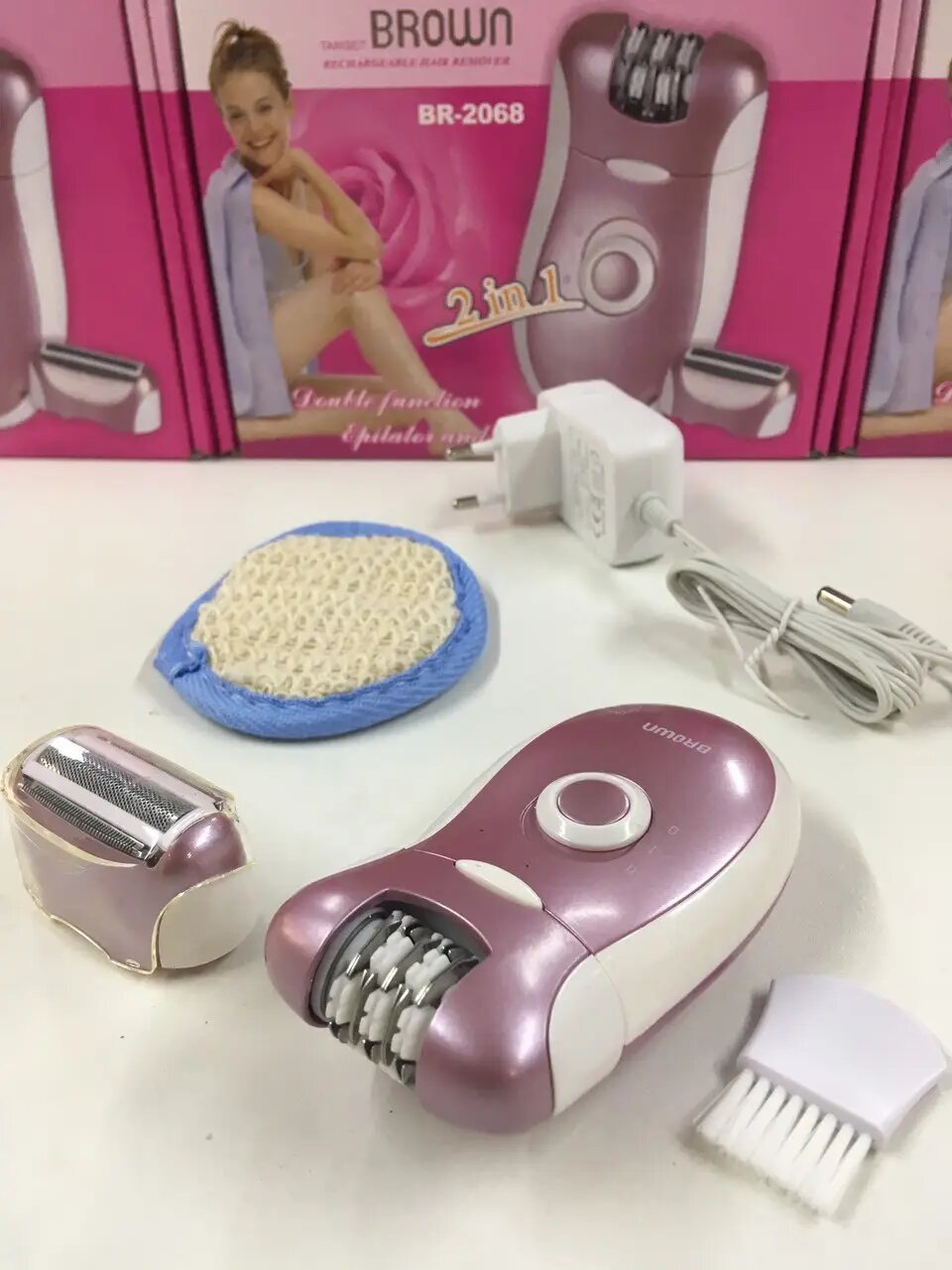 Browns Épilateur Rasoir Lavable 2en1 Bs-2068 - Soins et Beauté - صورة 5