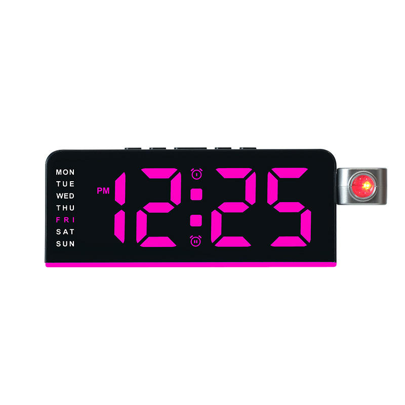 Horloge Numérique LED avec Alarme et Calendrier GH-9019 - ساعة رقمية مع منبه وتقويم