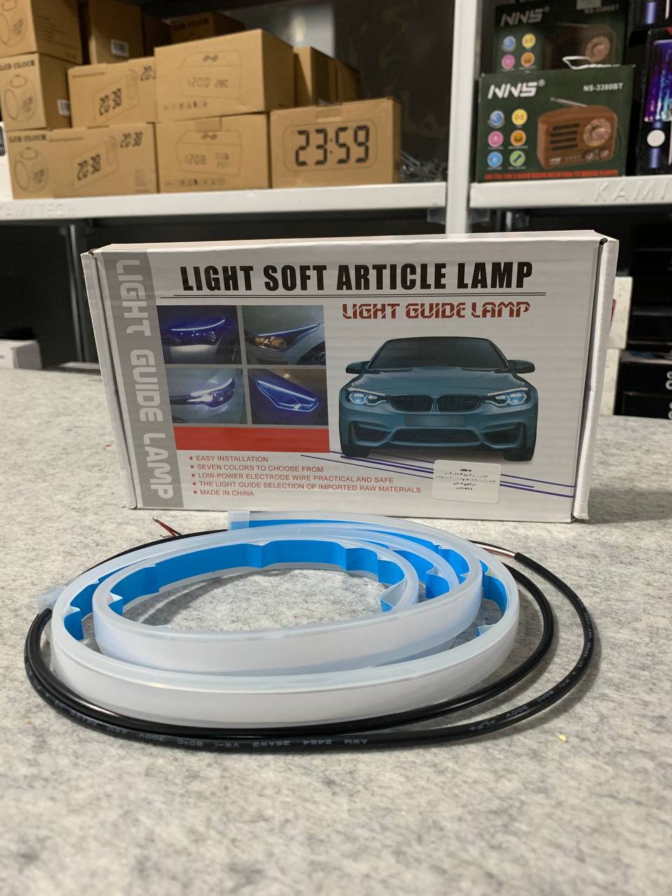 Feux de Jour LED Et Clignotant 2Pcs Pour Phares de Voiture 60cm - Accessoires Auto/Moto - صورة حقيقية 9