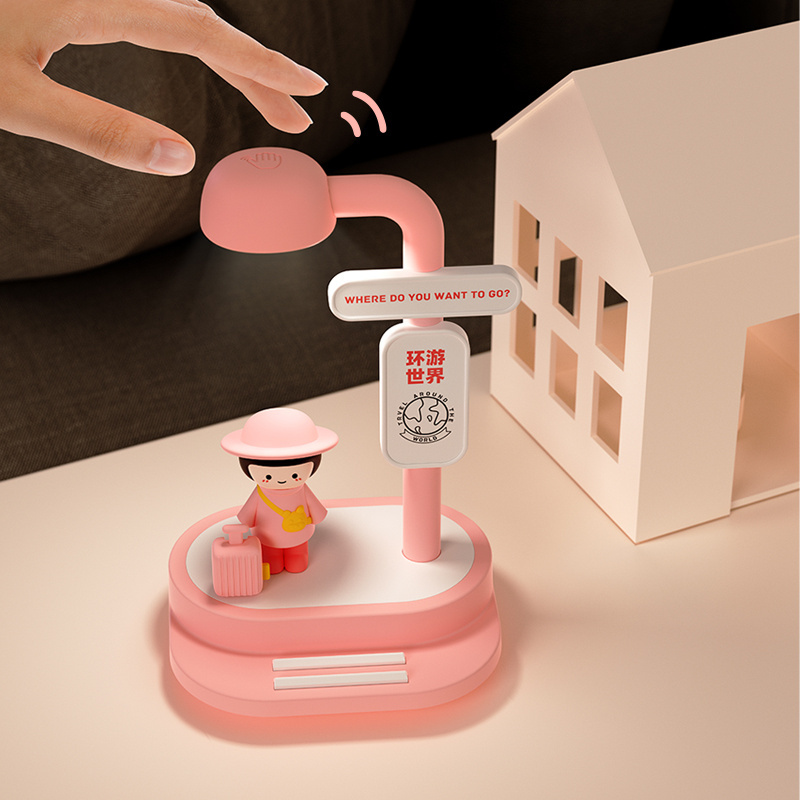 Veilleuse Rechargeable en Silicone avec 3 Niveaux de Lumière - مصباح ليلي للأطفال من السيليكون قابل للشحن