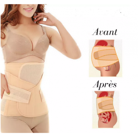 Ceinture 3PCS de récupération du corps apres l'accouchement - حزام استعادة الجسم بعد الولادة مكون من 3 قطع - Soins et Beauté - صورة 2