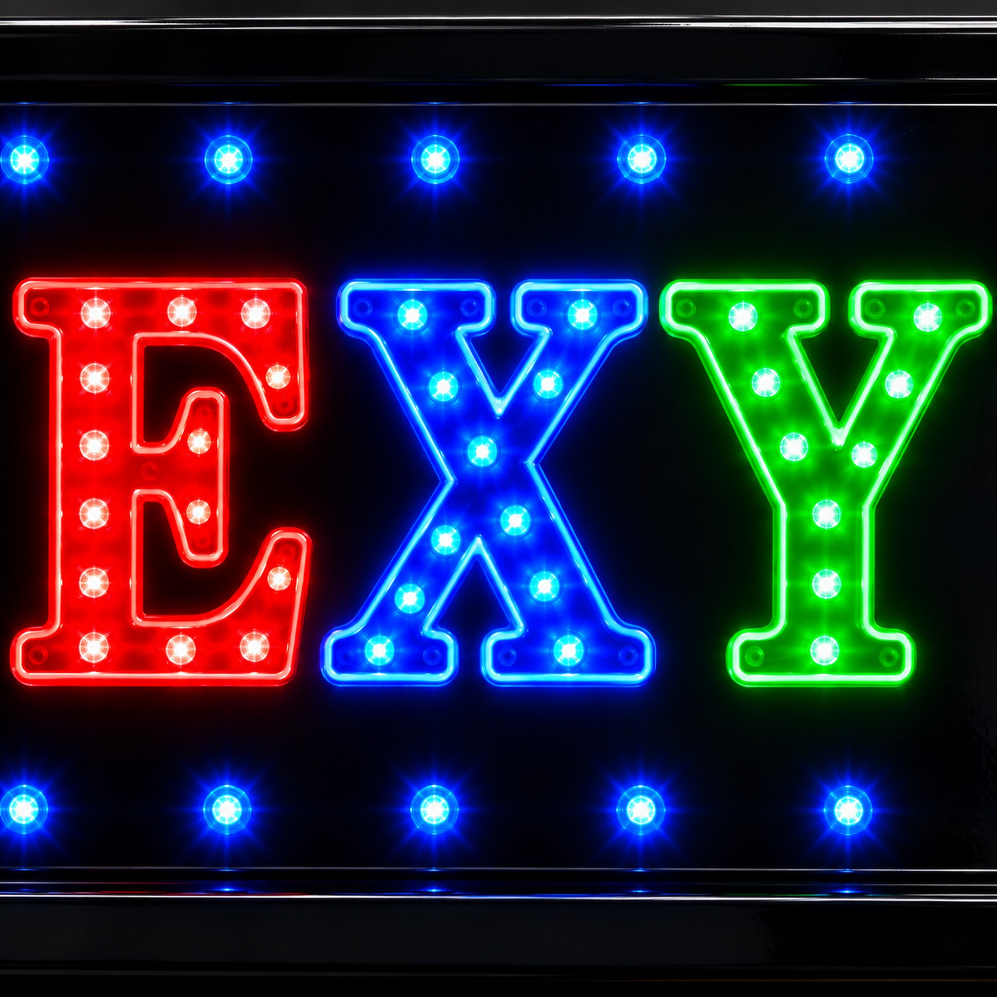 Plaque Lumineuse LED ICI FLEXY 100×25 cm - لافتة إشهارية مضيئة للمحلات والكيوسك