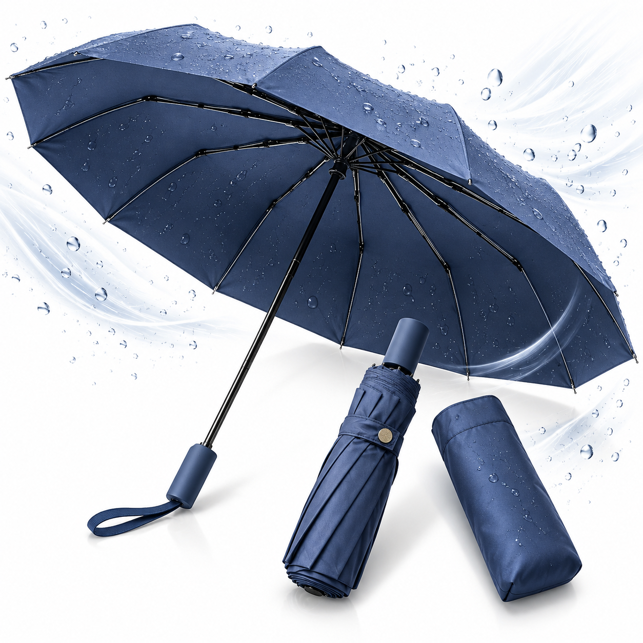 Parapluie Automatique Coupe-Vent avec Protection UV - مظلة أوتوماتيكية مقاومة للرياح وأشعة الشمس - Divers - صورة 7