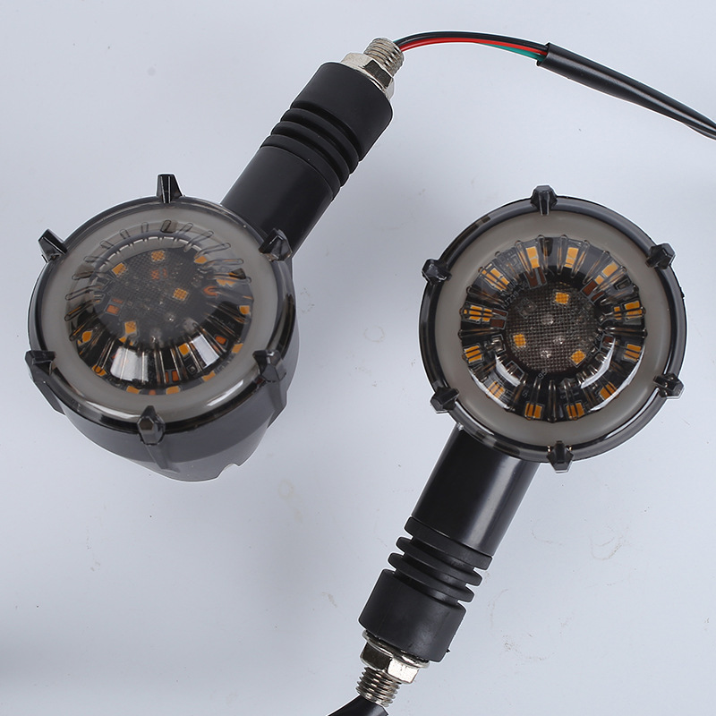 Clignotants LED pour Moto Couleur Rouge et Orange 2pcs - أشارات غمازات دراجة نارية أحمر وبرتقالي