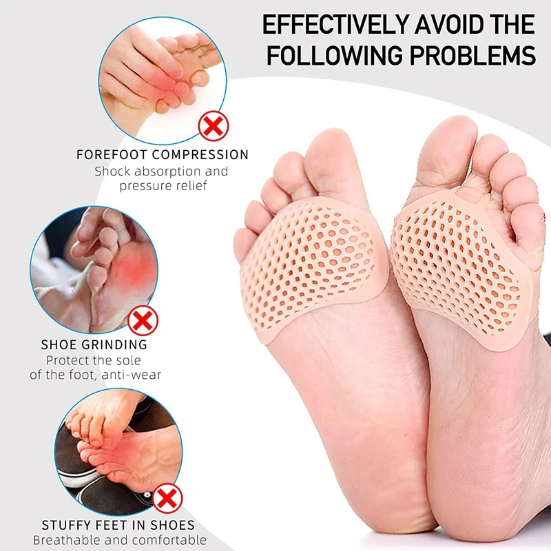 Coussinet de Protection en Silicone pour l’Avant-Pied Tiptoe - واقي وسادة سيليكون لحماية أصابع القدم - Soins et Beauté - صورة 7