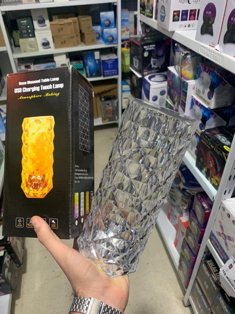 Lampe led en cristal Diamant style RGB 16 Couleurs - Divers - صورة حقيقية 7