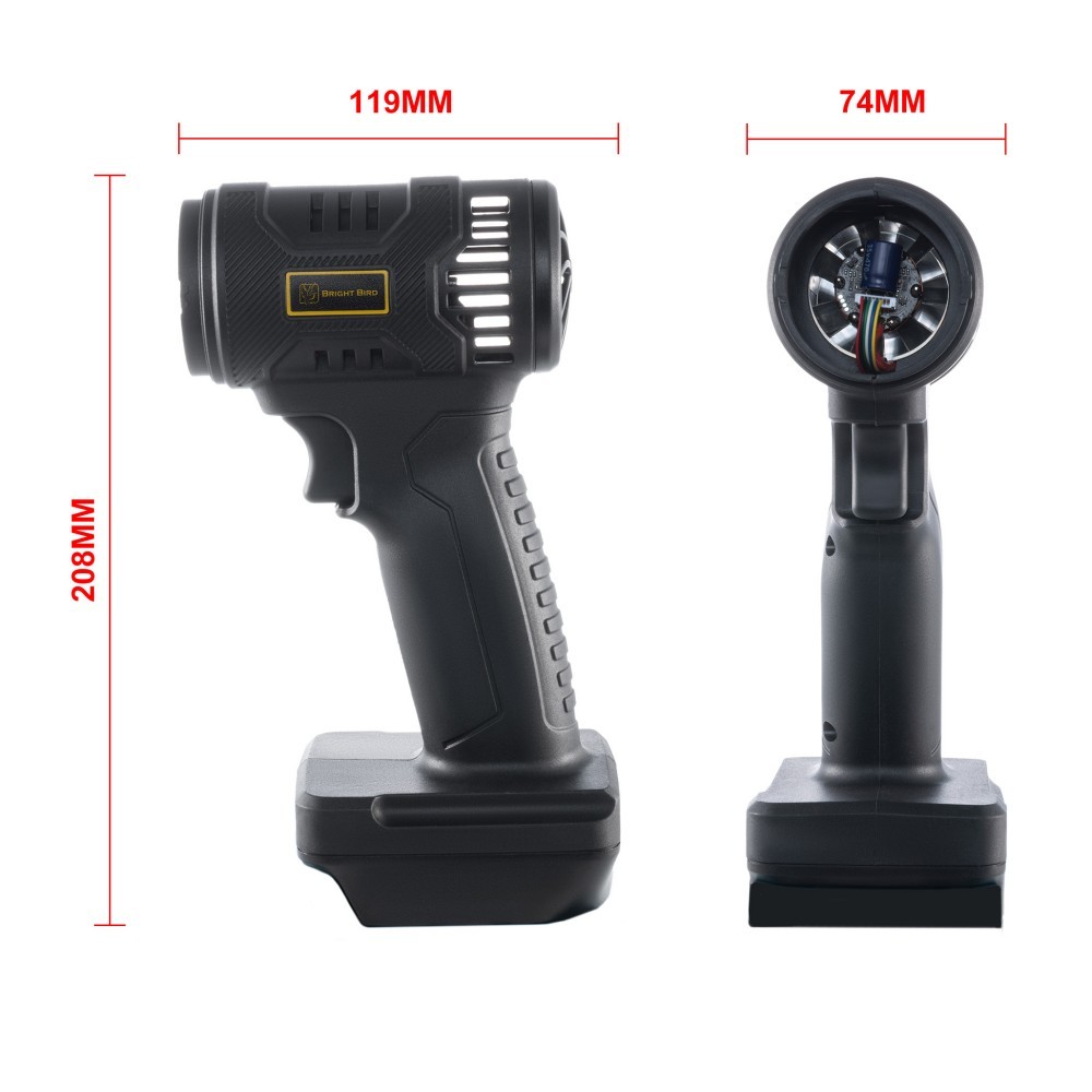 Ventilateur Turbo Haute Vitesse avec Batterie LI-ION 18V F051 - منفاخ هواء تربو فائق السرعة - Outillage et Bricolage - صورة 7