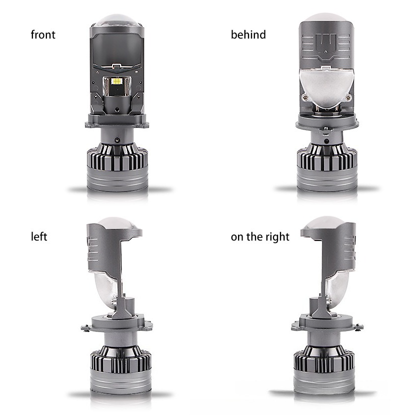 Mini Loupe Laser T90 H4 140W et Phares LED 6000K - كشافات ليد للسيارات بقوة 140 واط وإضاءة بيضاء 6000 كلفن - Accessoires Auto/Moto - صورة 7