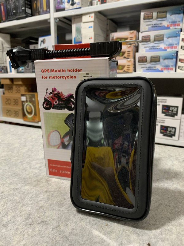 Support de téléphone Professionnel pour Le Guidon de Moto Imperméable et Rotative 360° - Accessoires Auto/Moto - صورة حقيقية 8