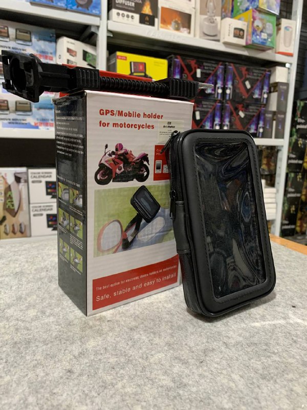 Support de téléphone Professionnel pour Le Guidon de Moto Imperméable et Rotative 360° - Accessoires Auto/Moto - صورة حقيقية 10
